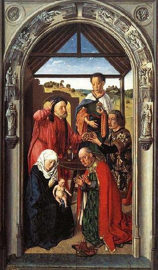 Dieric Bouts The Adoration of the Magi Spain oil painting art